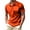 Orange, variant on DDAPJ pyju Business Casual Tops for Men Contrast Collar Polo Shirt Quick Dry Lightweight Mesh Workout Golf Polos Liquidación Rebajas Hoy Orange M