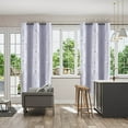 thumbnail image 5 of Clearance! Blackout Curtains,Thermal Insulated Privacy Grommet Window Drapes for Kids Boys Bedroom 63x52inches White, 5 of 9