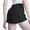 Black, variant on Womens Athletic Flowy Shorts with Pocket - 2 in 1 Butterfly Shorts Running Sports for Womens Teen Girls