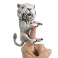 thumbnail image 2 of Untamed Sabre Tooth Tiger by Fingerlings-Silvertooth (Silver)Interactive Collectible Toy-By WowWee, 2 of 8