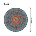 thumbnail image 3 of Disketp Mandala Small Mouse Pad 7.9x7.9 Inches,Washable Round Mousepad for Office Laptop Computer,Non-Slip Rubber Base Mouse Pads for Wireless Mouse, 3 of 8