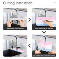 thumbnail image 5 of Yayeee Faucet Mat for Kitchen Sink 14.7" Diatomite Long Splash Guard Pad, Light Pink Stripes, 5 of 7