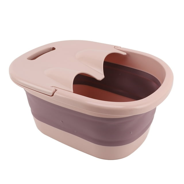 Lavabo De Baño De Pies Plegable Con Cubo De Remojo De Pies De Silicona PP De Acupuntura De Masaje