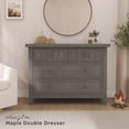 thumbnail image 3 of Dream On Me Maple Double Dresser In Oak Grey, Model #598-OAKGY, 3 of 6