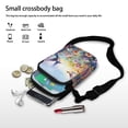 thumbnail image 7 of HELLHERO Hummingbird Flowers Underarm Shoulder Bag Double Layer Men, Women for Adults, 7 of 7