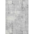 thumbnail image 2 of Addison Rugs Mayfield Premium Machine Washable Transitional Geometric Gray Rectangle Rug, 10' X 14' Machine Washable Transitional Geometric Gray Oversized Sherpa Throw Blanket, 2 of 7