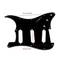 thumbnail image 4 of 3 Ply Electric Guitar Pickguard Black Scratch Plate For New, 4 of 4
