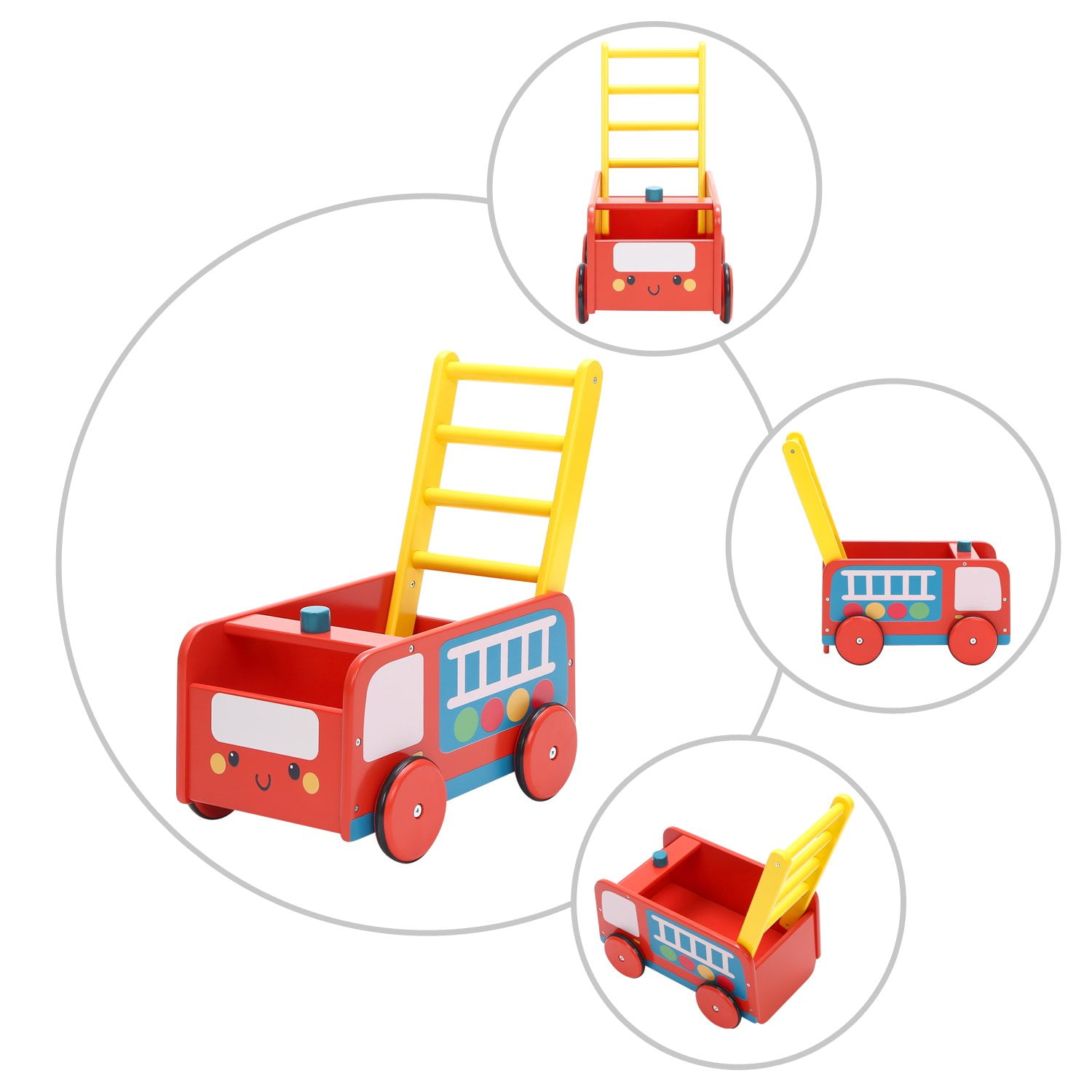 fire engine baby walker