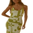 thumbnail image 4 of PENGXIANG Robe Longue Sans Manches Tricotée pour Femmes Bretelles Spaghetti Dos Nu Maxi Robes, 4 of 7