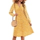 thumbnail image 3 of UVN Vestidos de Otoño para Mujer, Vestido Midi de Manga Larga con Cuello en V y Corte a, Vestido Veraniego con Estampado Floral de Playa Boho, 3 of 7