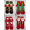 red,black,green, variant on 4Pairs Chritsmas Magnetic Holding Hands Socks, Funny & Crazy Silly Socks, Cool Valentine Gifts for Teens Boys Girls Friends, Couple Galentines Gifts