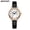 Leather Black _ Rose Gold Whit, variant on Luxury Ladies Timepiece – Waterproof Quartz Watch with Colorful Dial and Steel Strap