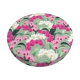 thumbnail image 2 of Lsque Orchids Flowers Round Bar chair cushion covers Velvet Fabric Premium Comfort Protects from Scratches and Stains for 14-17 Inch Chair- 14 inch, 2 of 7