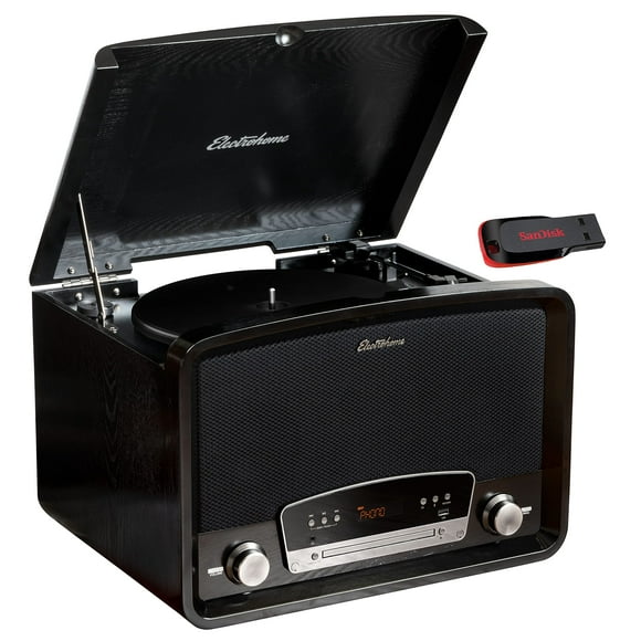 Sistema estéreo Tocadiscos Electrohome Kingston 7-in-1