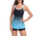thumbnail image 3 of VBVC Swimsuits for Womens Tankini Two Piece Blouson Swim Tank Top with Shorts Modest Bathing Suits, 3 of 6