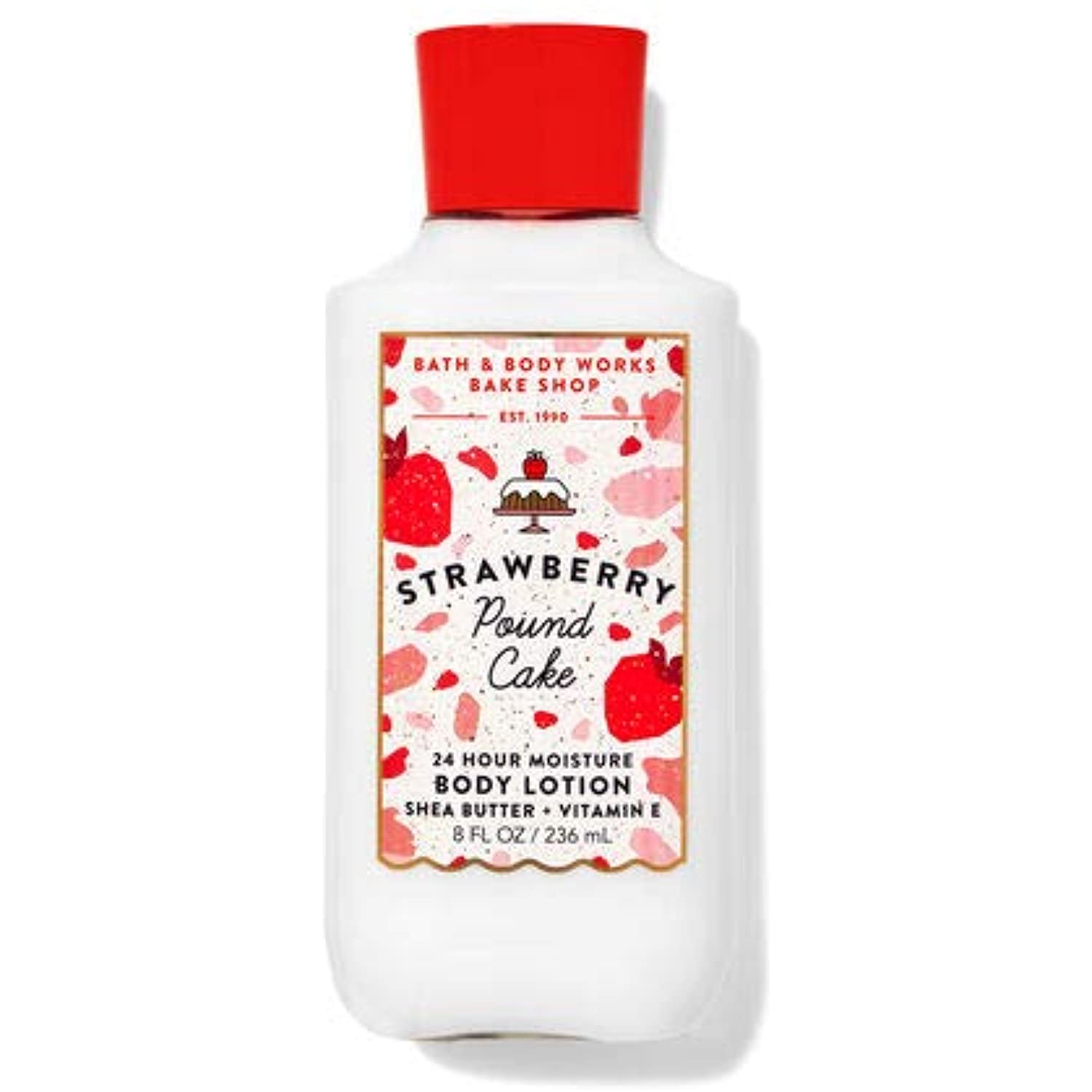 Bath and Body Works Strawberry Pound Cake Super Smooth Body Lotion 8 fl