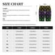 thumbnail image 3 of Balery Mardi Gra Geometric Pantalones cortos de pijama de punto de algodón para hombre con cinturilla y bolsillos-3X-Large, 3 of 6