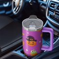 thumbnail image 5 of Halloween 30oz Insulated Tumbler with Handle and Straw Lid – Leak Proof Travel Coffee Cup – Perfect Pumpkin Gift, 5 of 5