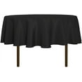 thumbnail image 2 of WYZZHY 6 Pack Round Tablecloth  120 Inch White  Stain &amp; Wrinkle Resistant  Polyester  Table Cover for Dining Table  Buffet Parties &amp; Camping, 2 of 7