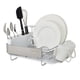 thumbnail image 3 of Estante para platos KitchenAid Compact de alambre satinado con escurridor gris, 3 of 8