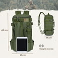 thumbnail image 4 of Txmasen Fishing Backpack with Flag,Fishing Backpack with Rod Holder Large,Large Storage Tackle Box Backpack, Portable Gear,Equipment,Gifts for Men, 4 of 8