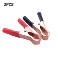 thumbnail image 3 of 50A Car Alligator Clips Battery Clamps Crocodile Clip Clips 80mm, 3 of 10