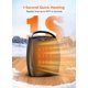 thumbnail image 5 of Calentador portátil GiveBest Digital de 1500 W/750 W con certificación ETL, 5 of 8
