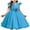 Blue, variant on Akiihool Girls Princess Dress Girl Dresses for Wedding Layered Tulle Pageant Party Dresses for Girls(Blue,5-6 Years)