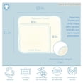 thumbnail image 6 of Organic Baby Wipes 2 Ply, 8x8 Inch Washcloths - Soft & Absorbent, Newborn & Sensitive Skin, Cloth Wipes for Diaper Change & Gentle Cleaning, Set of 20, 6 of 8