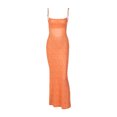 thumbnail image 6 of Women Cutout Backless Maxi Dress Sexy Sleeveless Split Cocktail Bodycon Spaghetti Strap Long Dress Party, 6 of 7