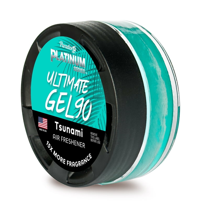 2 pack) Paradise Air Platinum Series Ultimate Gel 90 Air Freshener