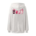 thumbnail image 4 of And Winter Fashionable Sweet Tube Printed Women's Hooded Sweatshirt Without Pockets Womens Sweatshirts Women's Hooded Sweatshirt Womens Sweatshirt Hoodie Lightweight Sweatshirts for Women Hoodies Warm, 4 of 4