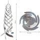 thumbnail image 5 of Reflectores En Espiral, 6 Uds., Reflectores En Espiral Repelentes De Aves, Espiral De Viento Reflectante Para Disuasión De Aves Para Vallas De Jardín, 5 of 6