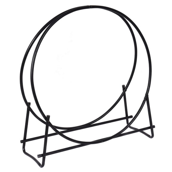 YYAo 40-inch Tubular Steel Firewood Storage Rack