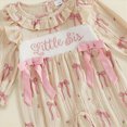 thumbnail image 4 of zuwimk Baby Girl First Christmas Outfit My 1st Christmas Newborn Romper Long Sleeve Jumpsuit Infant Santa Outfit (3-6 Months,Beige), 4 of 4