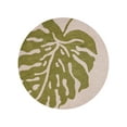 thumbnail image 2 of Rugsotic Carpets Hand Tufted Wool Eco-Friendly Area Rugs - 8'x8', Round, Beige Green, Modern Contemporary Design, High Pile Handmade Anti Skid Rugs for Living Room, Bed Room (K00716), 2 of 7