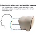 thumbnail image 3 of GHSDFBB 2 Pack Car Neck Pillow, Softness Car Headrest Pillow for Driving with Adjustable Strap, 100% Memory Foam and Breathable Removable Cover, Comfortable Ergonomic Design (Beige), 3 of 6