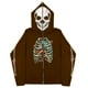 thumbnail image 4 of Sudadera con esternón oscura Y2K europea y americana, sudaderas con capucha para hombres y mujeres, pareja gótica, sudadera con cremallera larga de gran tamaño Harajuku, 4 of 5