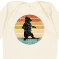 thumbnail image 4 of Inktastic Skateboard Bear Retro Sunset Boys or Girls Long Sleeve Baby Bodysuit, 4 of 5