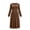 Brown, variant on Long Sleeve Dresses for Women,2026 Fall Winter Casual Flowy A-Line Boho Midi Party Long Dress with Pockets,Blue Women's S-XXL