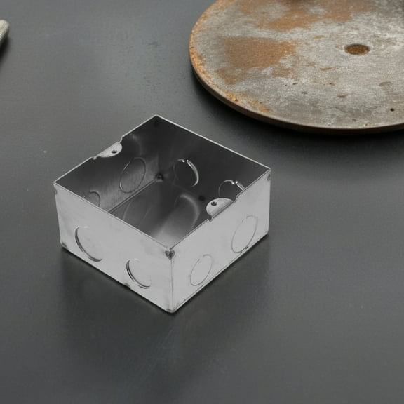 HOOWIFFY Stainless Steel Concealed Floor Outlet Box with Wiring for Home and Office Use, and
