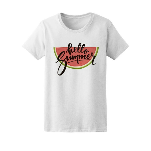 Download Smartprints - Hello Summer Watermelon Tee Women's -Image ...