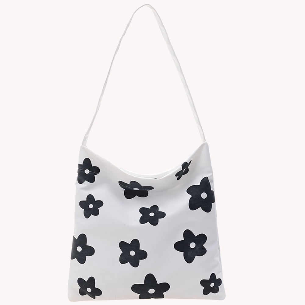 White Blank Canvas Shopping Bag Eco Reusable Foldable Shoulder Handbag Tote 1X 