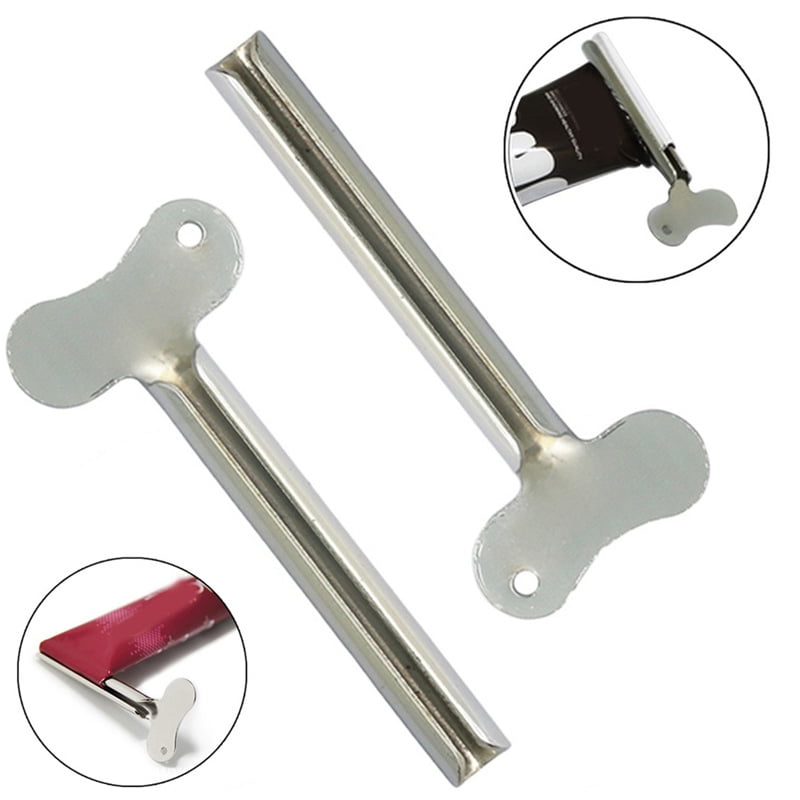 Stainless Tube Toothpaste Squeezer Key Dispenser Wringer Easy Squeeze Tool 