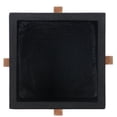 thumbnail image 7 of SAFAVIEH Borsla Modern Glam Square Patio Planter with Stand, Natural/Black, 7 of 7