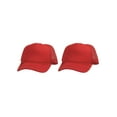 thumbnail image 1 of Top Headwear Men's Blank Rope Trucker Foam Mesh Plain Red, 1 of 2