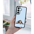 thumbnail image 5 of WIRESTER Shockproof Soft Rubber Cover Case for Samsung Galaxy S26+ / S26 Plus 6.7" 2026, Basset Hound Dog Lying Down Looking Up On Light Blue Background, 5 of 5