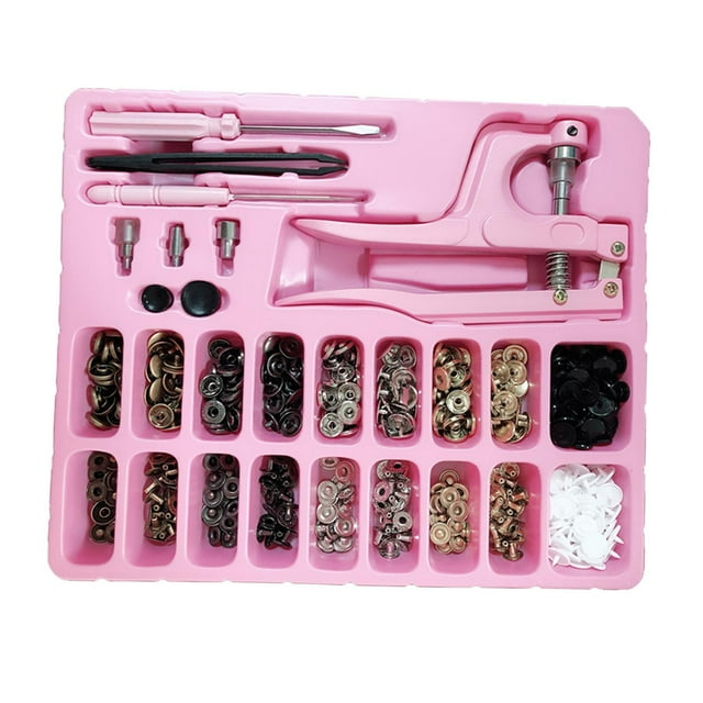 Kit de Sujetadores a Presión de Cuero Sunnimix 80 Piezas Botones a Presión