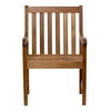 Amazonia Milano Solid Wood 100% FSC Patio Dining Armchair