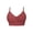 Wine, variant on BESEW7 Summer Sports Big U Backless Top Bra for Women Seamless Racerback Gym Bra High Support No Underwire Fashion Clothing Multiple Ways to Wear Black S